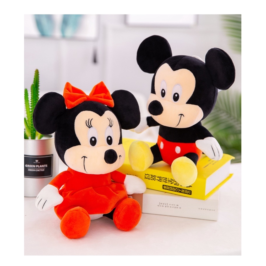 40cm Mainan Mewah Kartun Mickey Mouse Boneka Plush