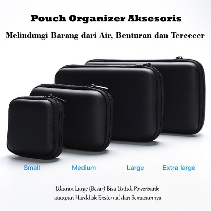 Pouch Case High Quality Carbon Extra Size  Storage Bag Pouch Orginizer Aksesoris