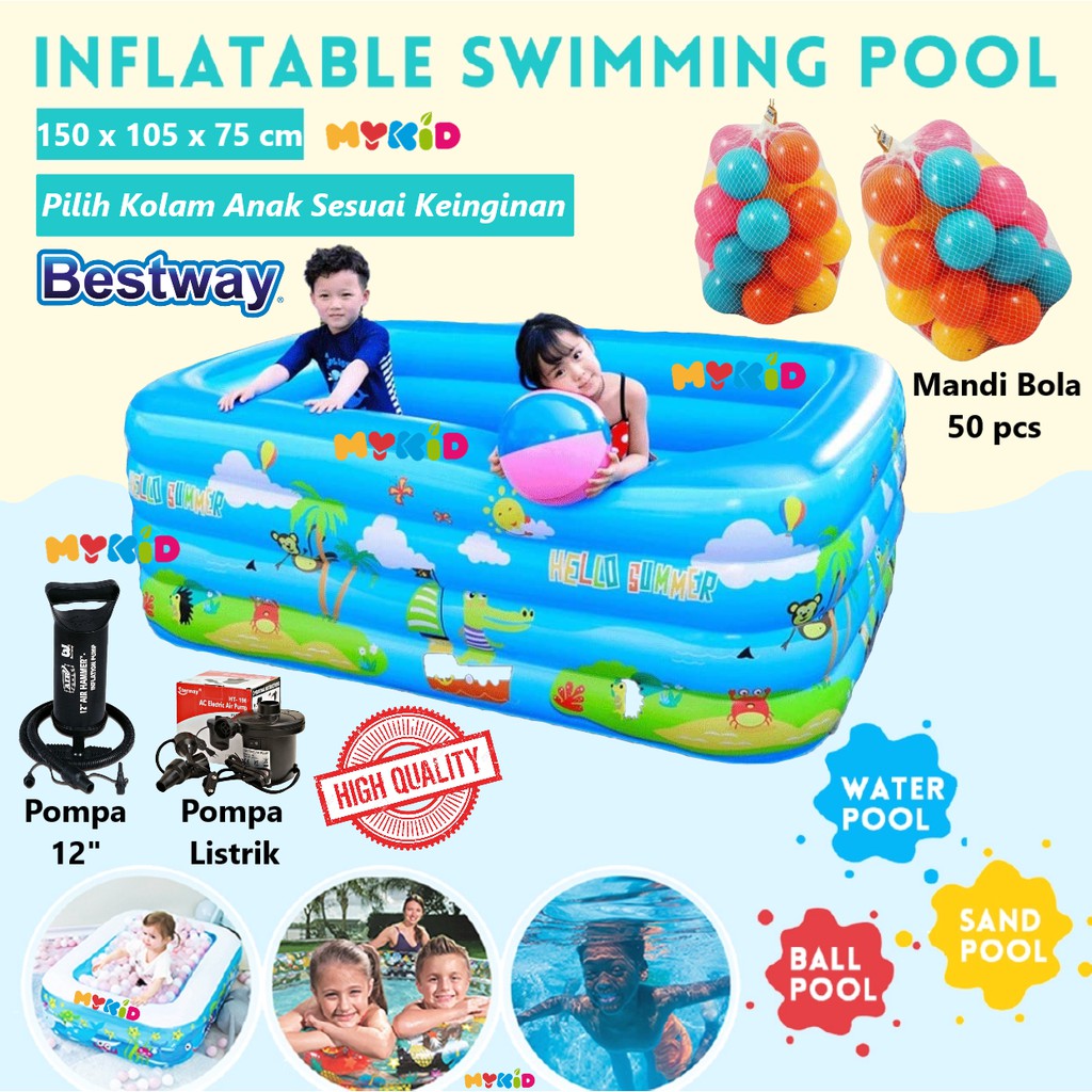 BABY SPA + POMPA / KOLAM RENANG BAYI + POMPA / BABY SPA / KOLAM RENANG ANAK / SPA BABY MURAH BESTWAY