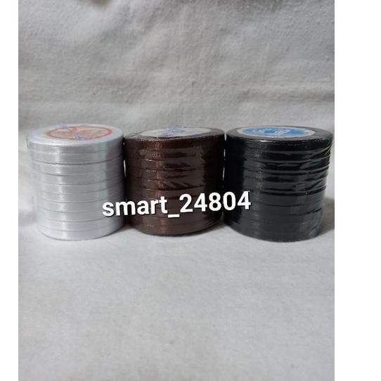 

Pita Satin 1/4 Per Slopwarna coklat,putih,hitam 케