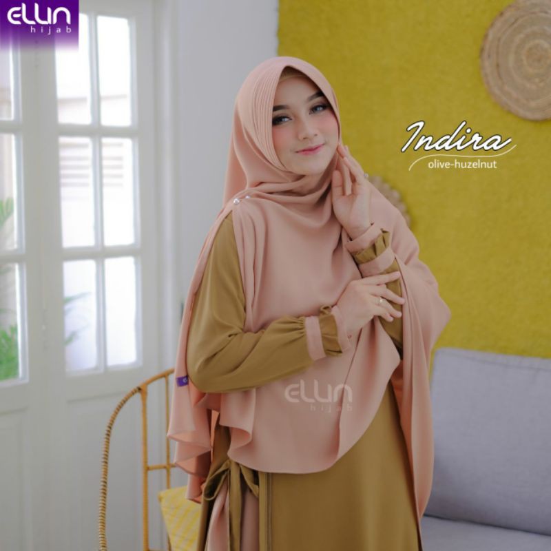 GAMIS SET INDIRA SYARI By ELLIN HIJAB