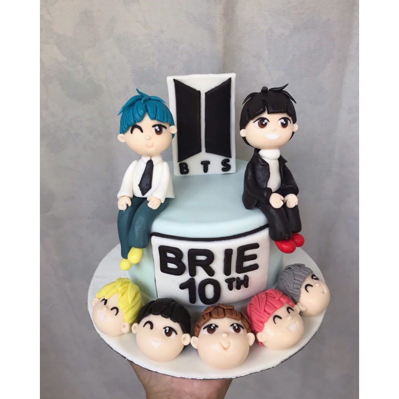 

Cake BTS / Kue ultah BTS