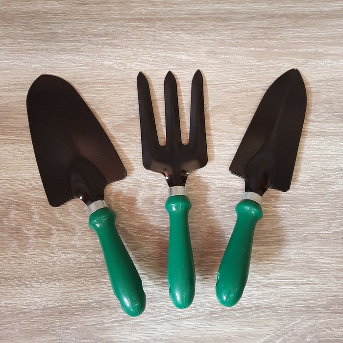 Kenmaster Garden Tools Isi 3pcs - 1 Set Tool 3 pcs - Pacul Taman Sekop