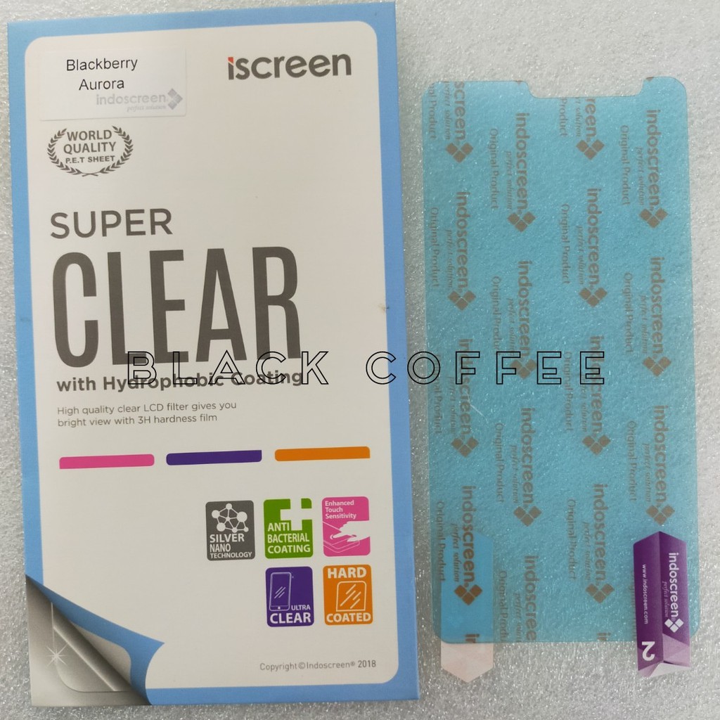 ISCREEN CLEAR Anti gores BLACKBERRY Aurora