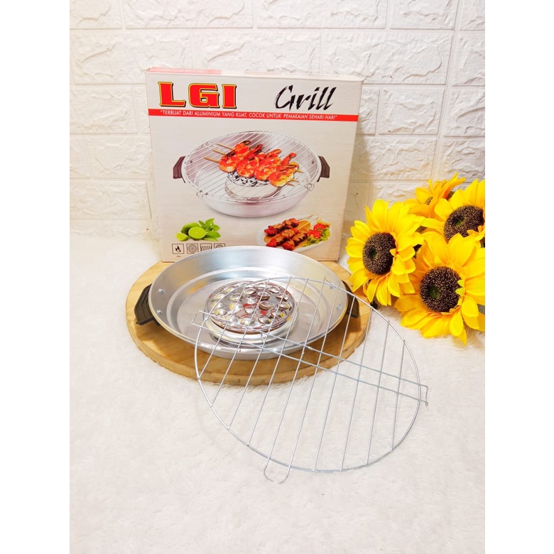LGI GRILL PAN | PANGGANGAN | GRILL PAN STENLIS | PANGGANGAN SERBA GUNA | PANGGANGAN BULAT