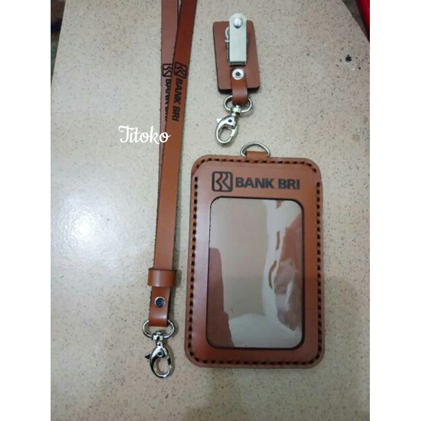 

NAME TAG / IDCARD HOLDER KULIT SAPI custom nama atau logo instansi 5.0 MURAAAH!!!