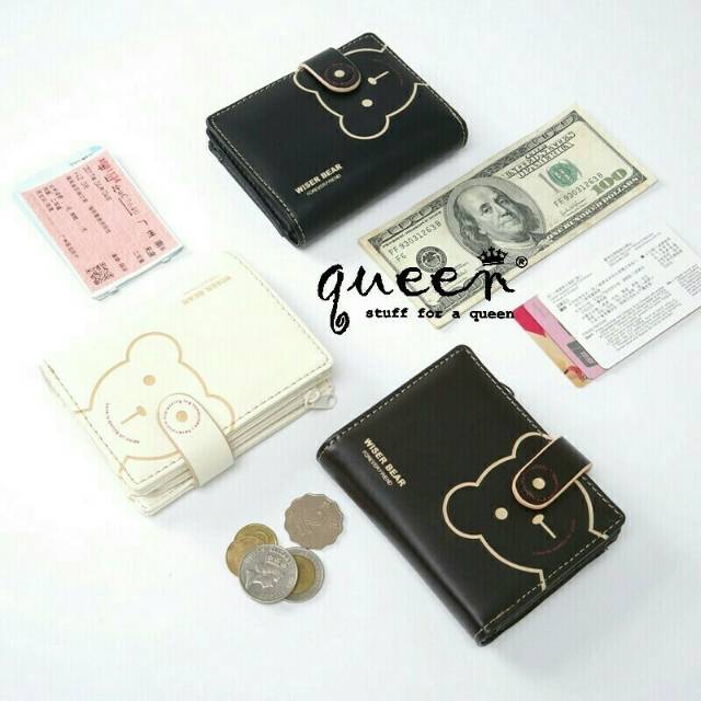 Dompet lipat panda cetrek size mini /dompet wanita /dompet murah