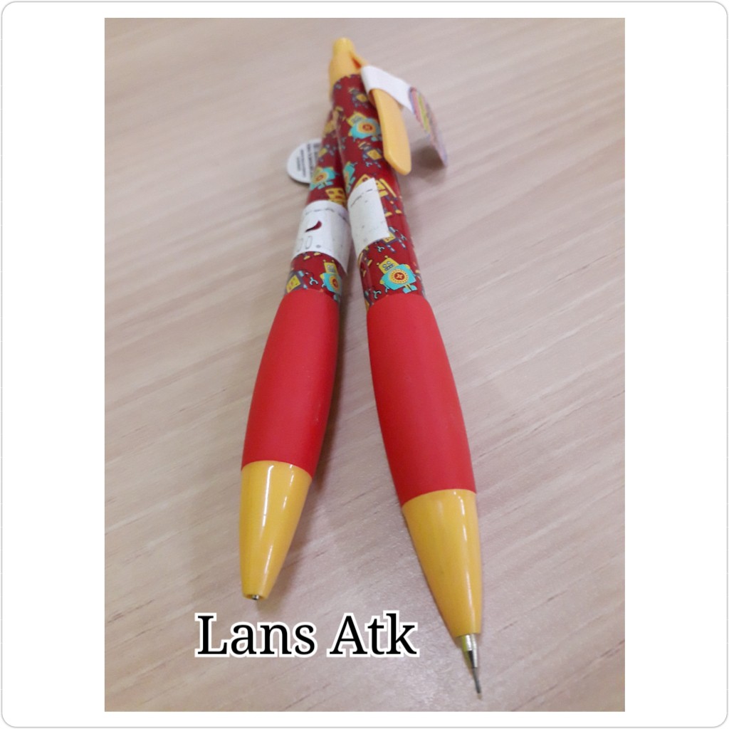 WIGGLE Robot Mechanical Pencil pensil mekanik