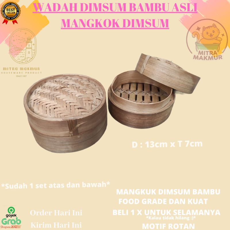 PAKET!!- MANGKUK DIMSUM / WADAH DIMSUN 1 SET