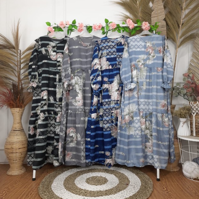 Gamis etnik bangkok / gamis etnik / gamis monaisa