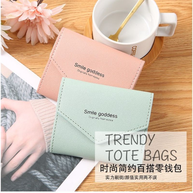 DOMPET IMPORT LIPAT WANITA FOREFER YOUNG MINI KOREA