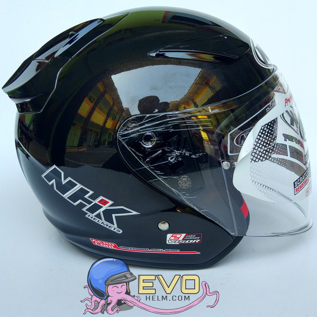 NHK R1 MAX KANJI LENGKAP - HELM HALF FACE NHK ORI