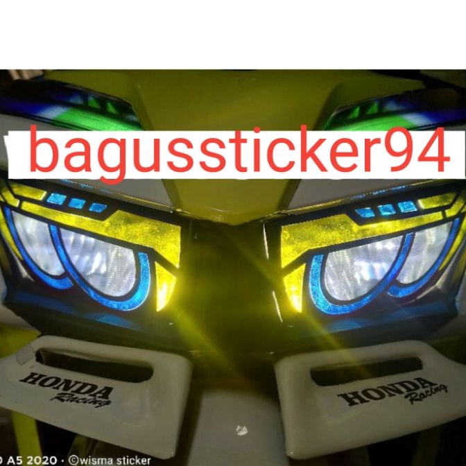 Stiker motor Lampu Vario 125 & 150 New / Stiker Lampu Vario animasi / Stiker Lampu Vario Murah keren