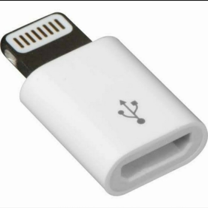 converter charger microUsb to lightning /sambungan micro usb to Iphone