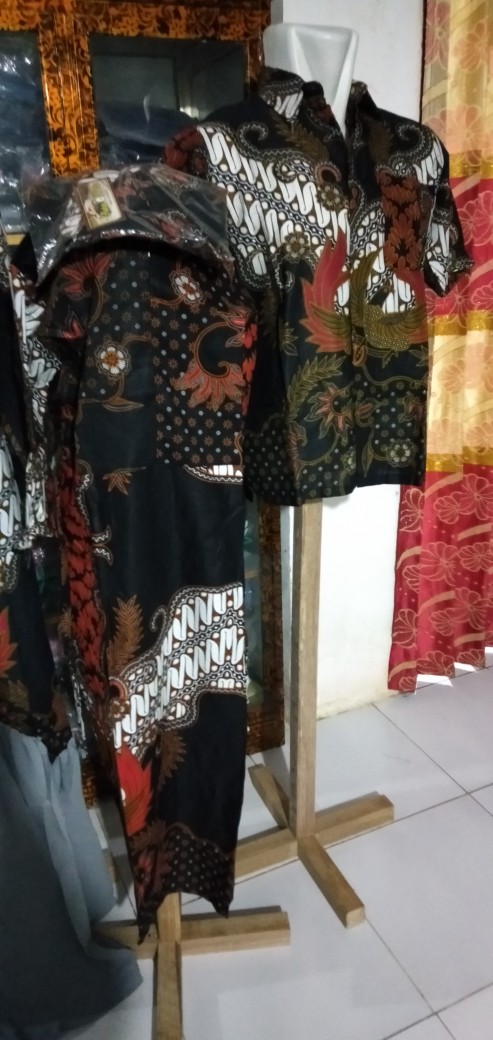 Batik Couple Keluarga Sania Ruffle Ori Ndoro Jowi Dnt Maisya
