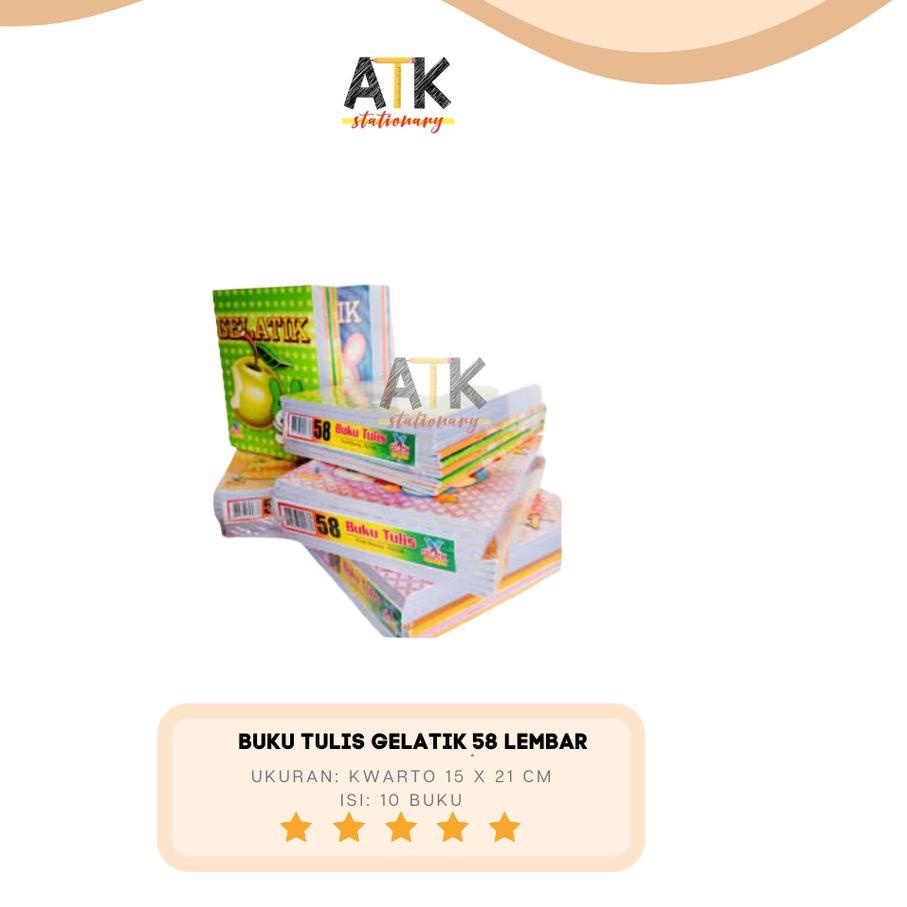 

Terbaru! Buku Tulis 58 Lembar Gelatik Kwarto atk