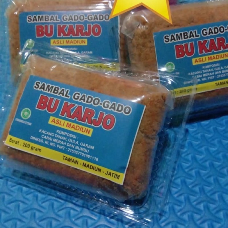 

Sambal Gado-Gado “Bu Karjo” Khas Madiun (200 gram)