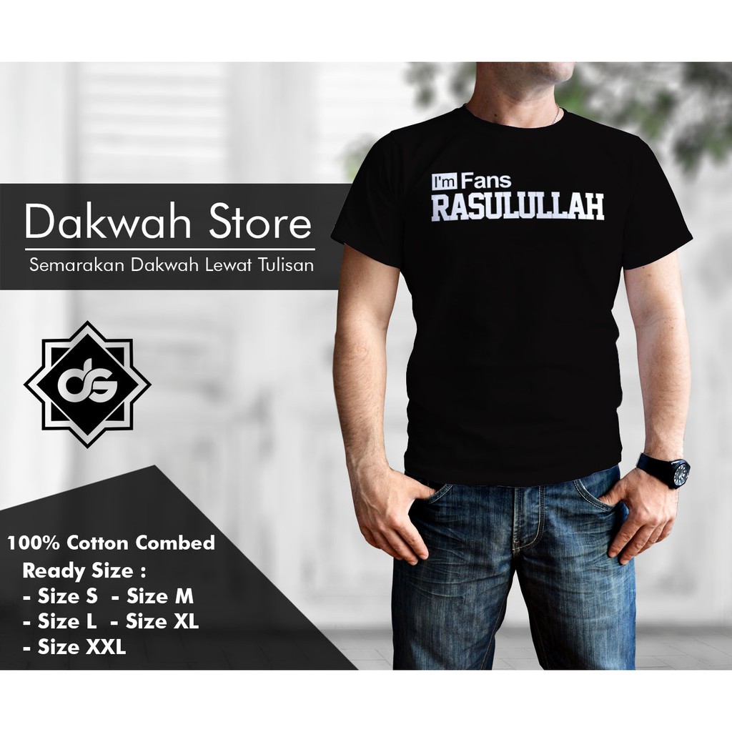 Kaos/Baju Dakwah Fans Rasulullah