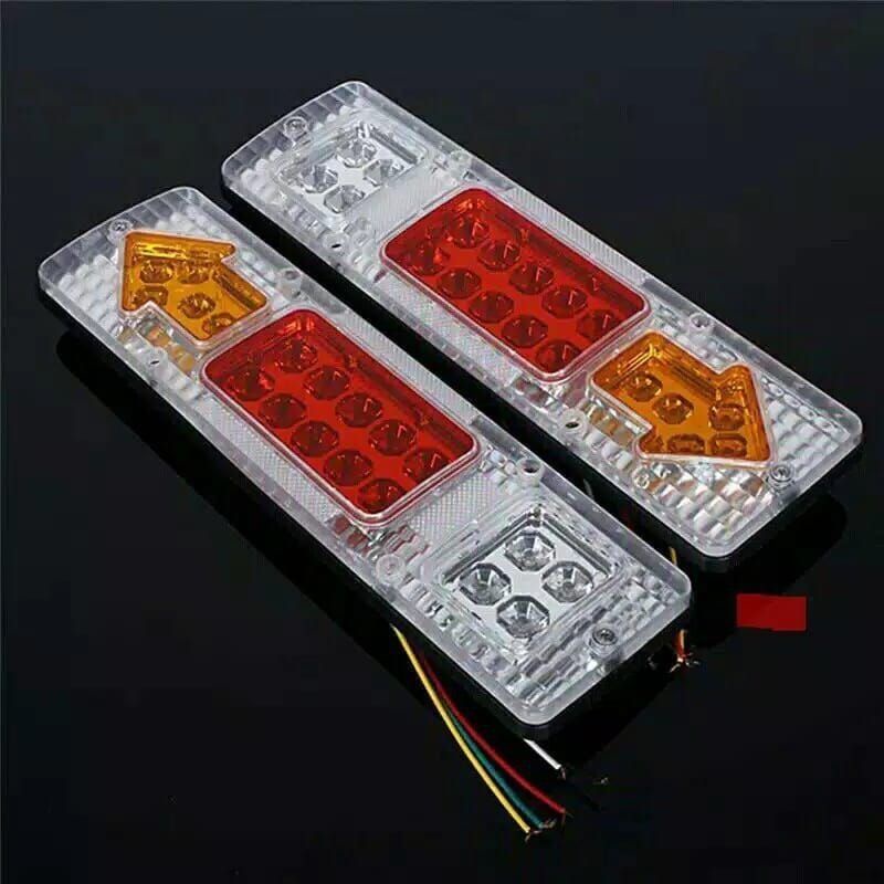 Lampu Rem Belakang Komplit /Stop lamp Assy Mitsubishi L300  MODEL  LED 12V 1SET(2PC)