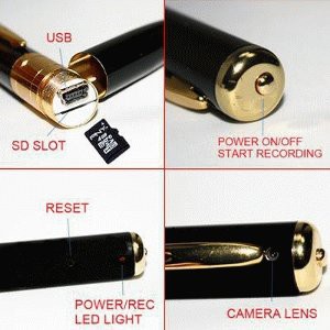 

Unik Ballpoint Recorder Pulpen Spy Pen dengan kamera perekam Diskon