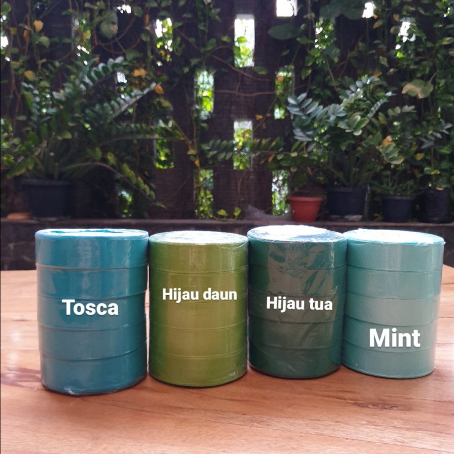 

1 ROLL PITA GROSSGRAIN PITA SALUR IDUL FITRI HIJAU 2,5CM