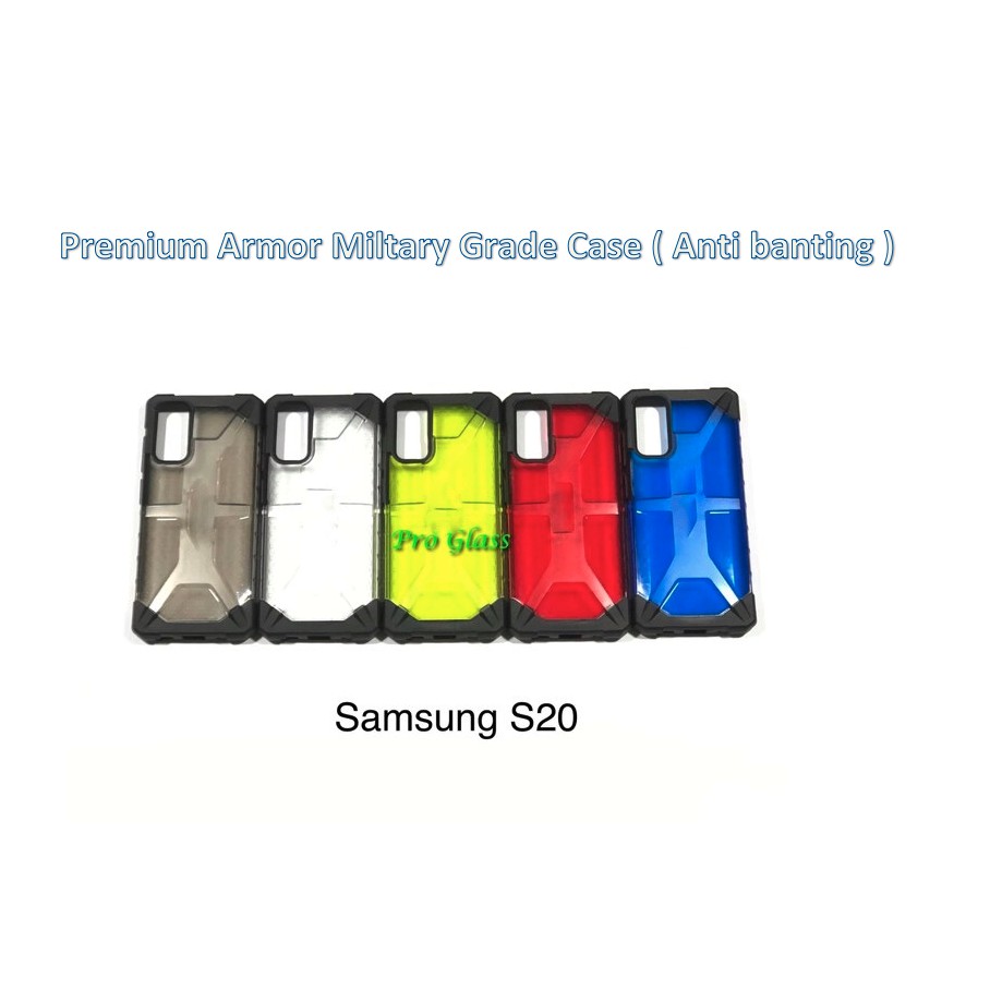 Armor case for Samsung S20 / S20+ /  S20 ULTRA Armor Case Premium Plasma Series Anti Banting