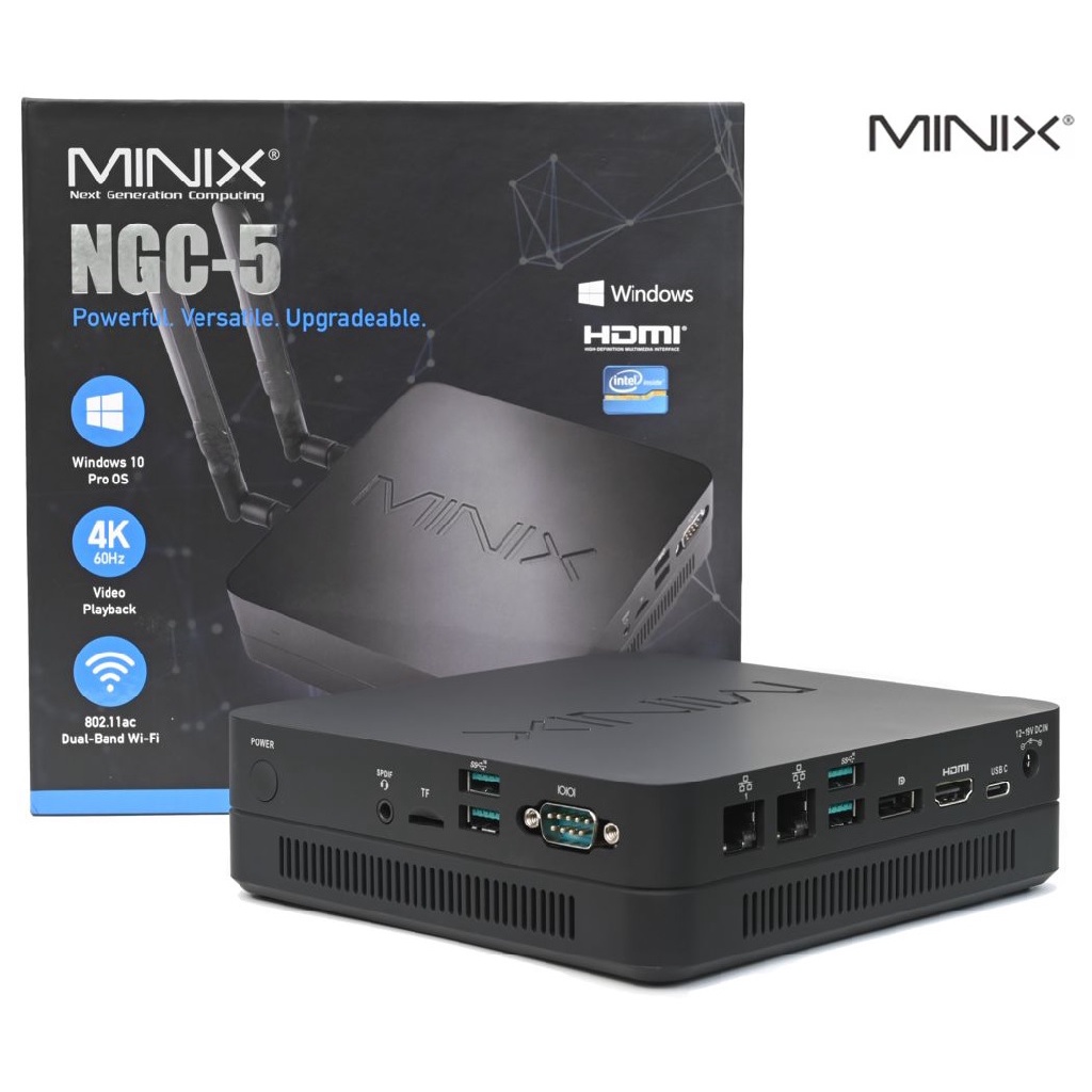 MINIX NEO NGC-5 - RAM 8GB ROM 256GB Mini PC Windows 10 Pro 64-bit