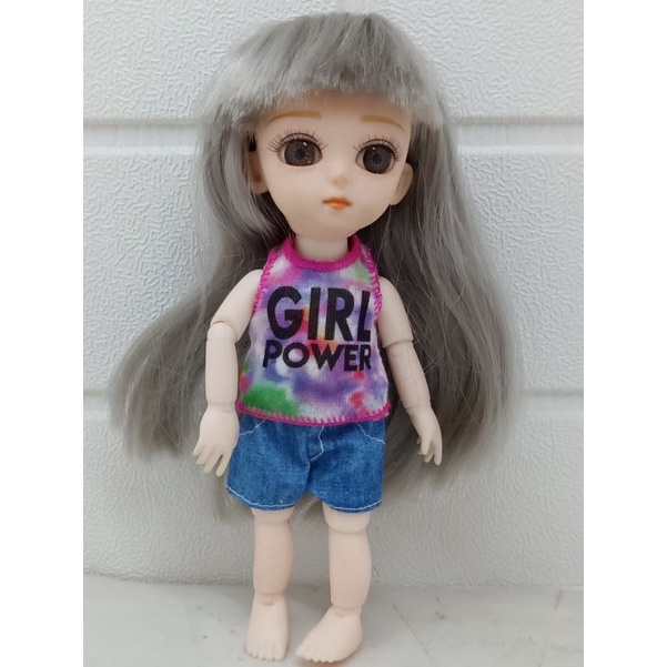 baju gaun boneka bjd doll mini 23cm