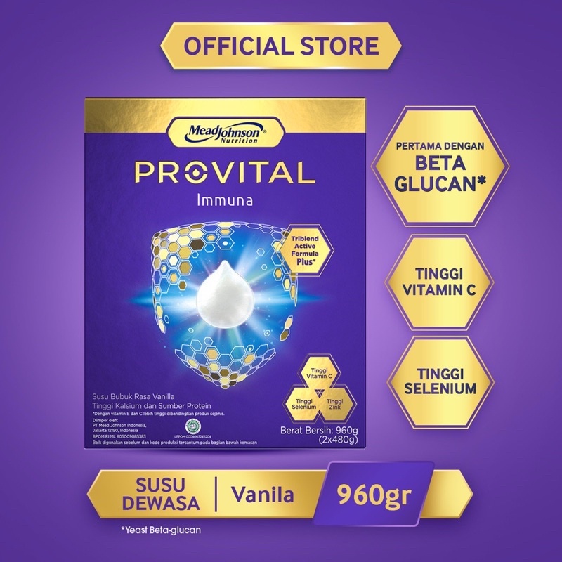 Provital Immuna Susu Dewasa 960 gr