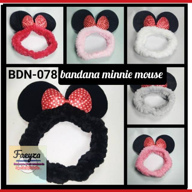 grosir  BANDANA MINNIE MOUSE/MICKEY MOUSE HANDUK KUPING i