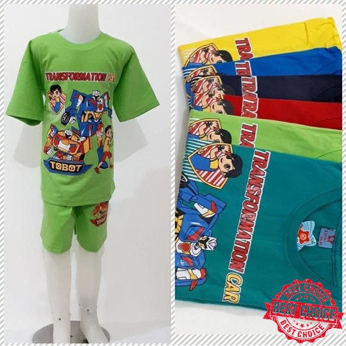 HHo000t Stelan anak Tobot - Stelan anak motif tobot - Grosir baju tobot Terb4ruuu