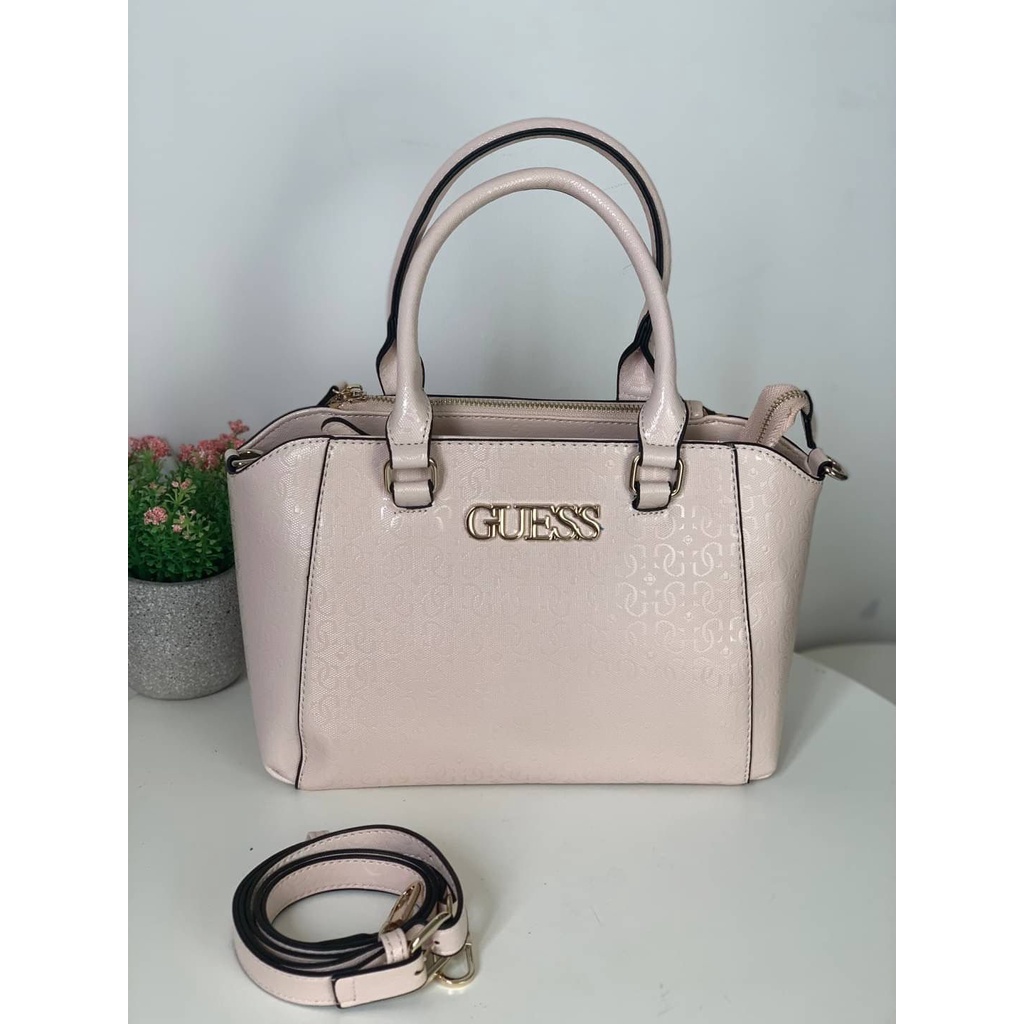 TAS WANITA GS GS143 LOGO EMBOSSED TOP HANDLE BAG PREMIUM IMPORT