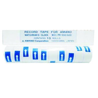 Jual JUAL Kertas Tape Paper LABEL Roll Refill Amano PR600 Watchman SECURITY GUARD Clock Shopee