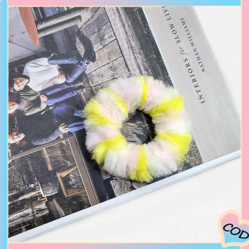 COD❤️Wanita Stretch Elastis Band Headband Manis Mewah Rainbow Tali Rambut-A.one