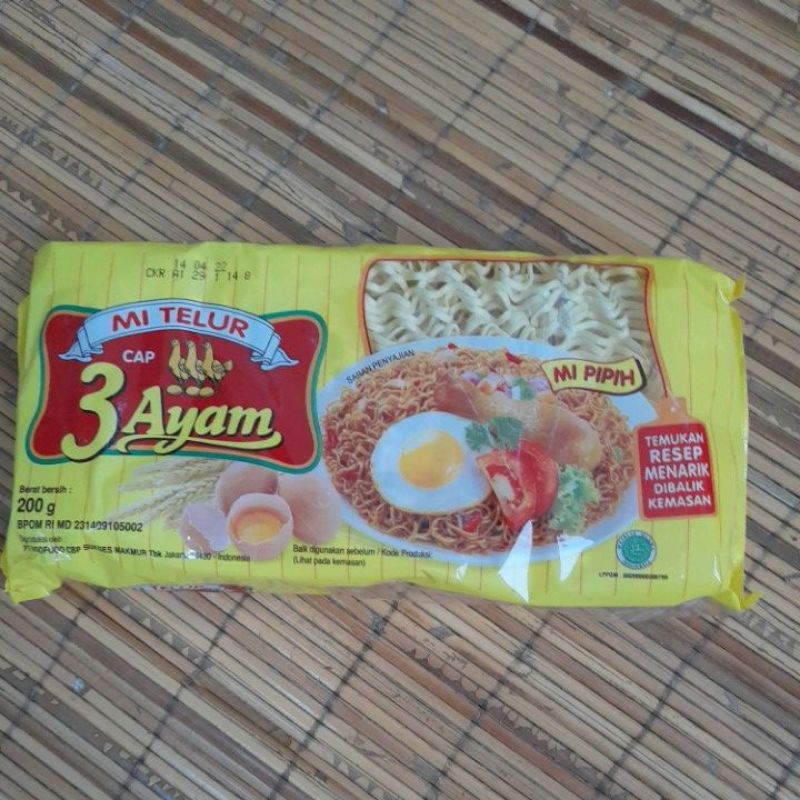 

MIE TELUR CAP 3 AYAM