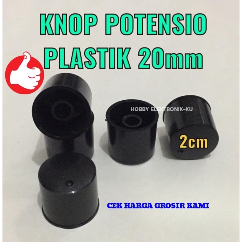 KNOP POTENSIO PLASTIK 20MM