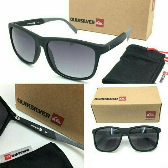 Jual kacamata sunglasses quiksilver 054 black grey