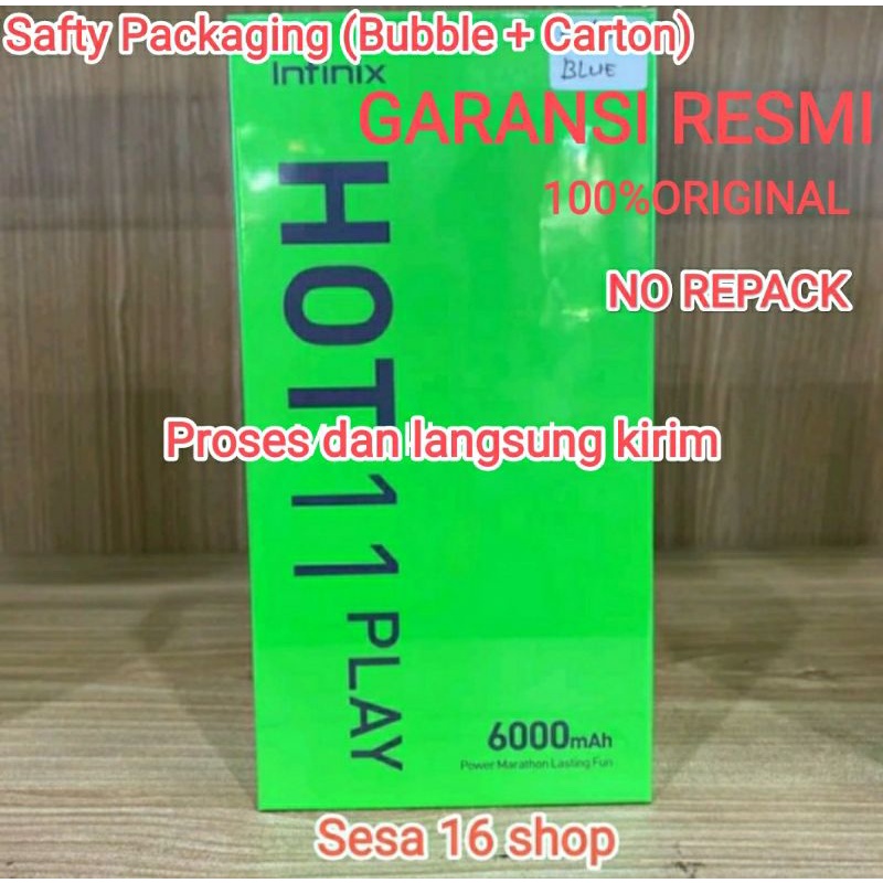 Infinix Hot 11 Play Ram 4/64 Garansi Resmi