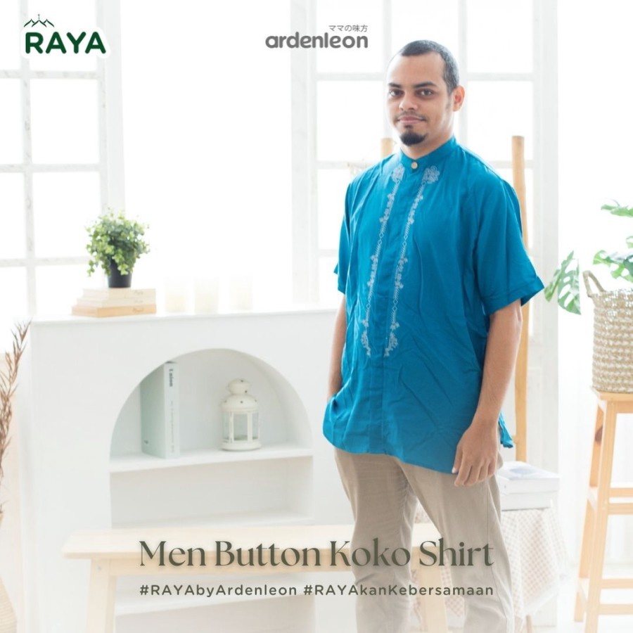 ARDENLEON Men Button Koko Shirt 3.0