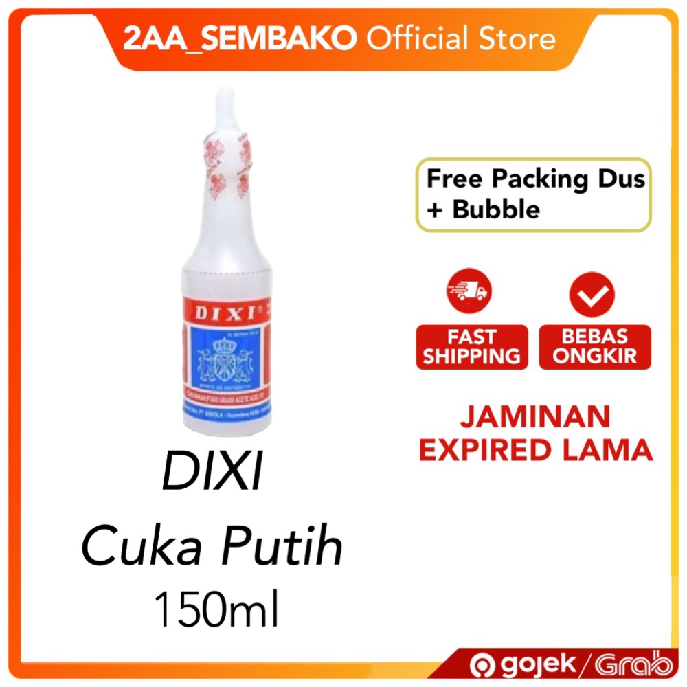 

Cuka Dapur Dixi 150 ml Cuka Masak cuka putih White VinegarCuka Makan Dixi 150Ml Cuka Putih Dixi