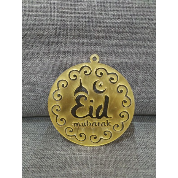 

Hang Tag Acrylic IdulFitri Mubarak Lebaran Diameter 6,5cm