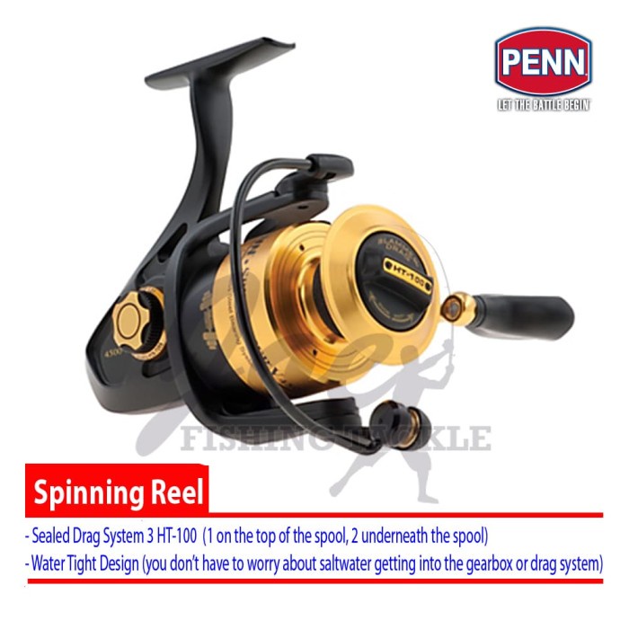 Penn Reel Spinning Spinfisher SSV 4500 - Black Gold