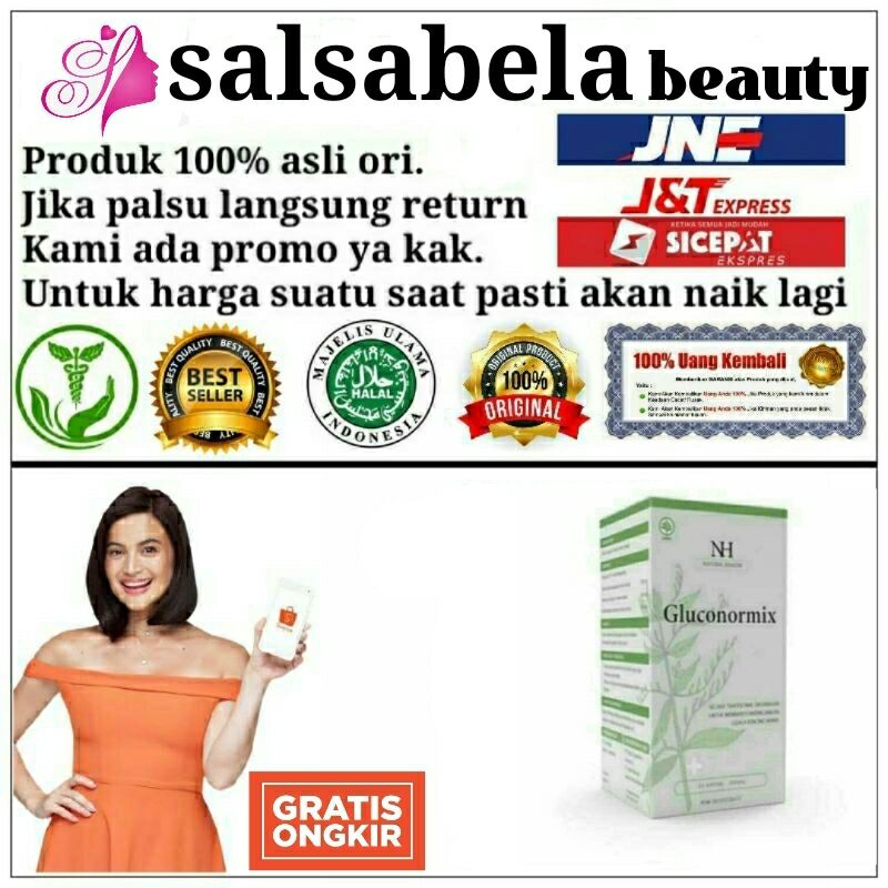 ( TERBUKTI ) Gluconormix Asli | Obat Diabetes 100% Original No 1