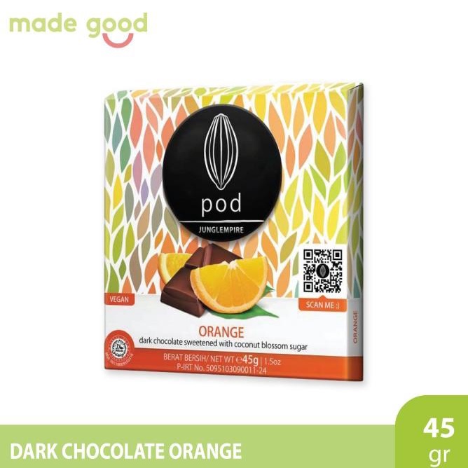 

Dark Chocolate Series - Cokelat Hitam Vegan Bali 45 100- Pod Chocolate