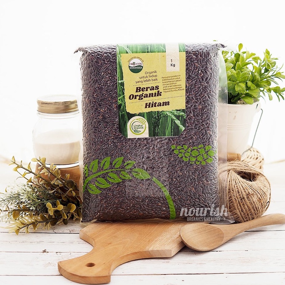 

Lingkar Organik, Organic Black Rice 1 kg (Beras Hitam Organik)-Jkut