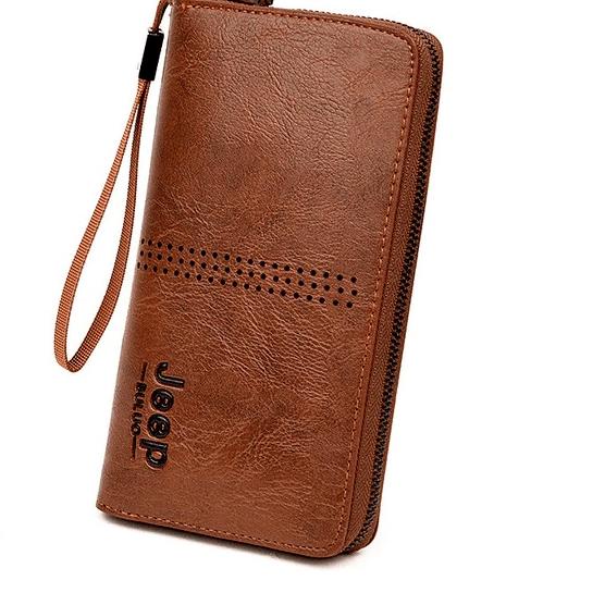 Dompet Jeep Import/Dompet Kulit Clutch Pria Wanita Jeep Buluo Exclusive Wallet / Dompet Kulit Jeep B