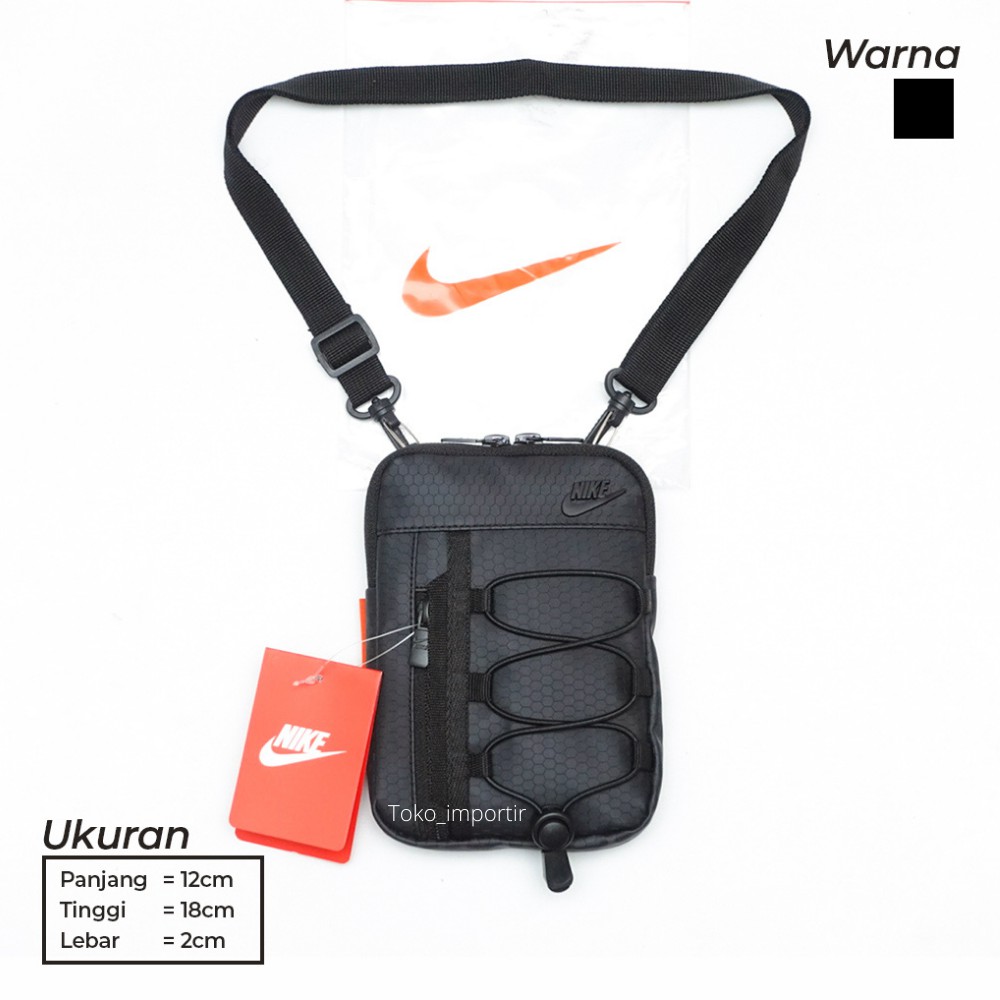 Tas Slingbag Nike Mini Waterproof Tas Selempang Pria Unisex Mirror Ori