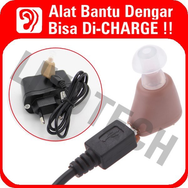 Terlaris K88 ALAT BANTU DENGAR Bisa di-charge - RECHARGEABLE HEARING AID K-88 BION