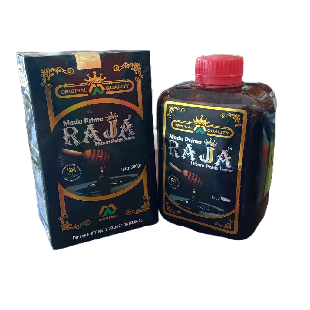 

Madu Prima Raja Hitam Pahit Super isi 500 gram Kualitas Original