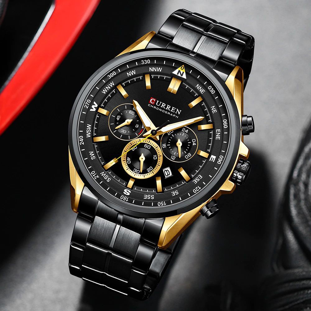 CURREN 8399 Jam Tangan Pria Analog Chronograph WK-SBY